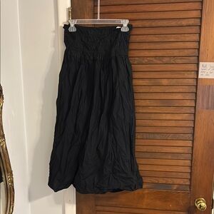 Black maxi skirt
